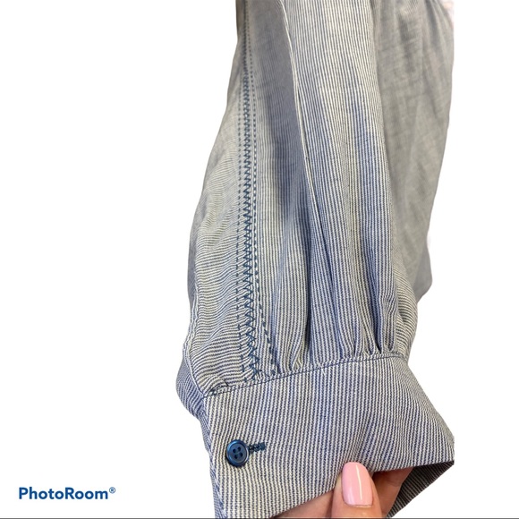 Lane Bryant high-low strip top 14/16 - Picture 2 of 8